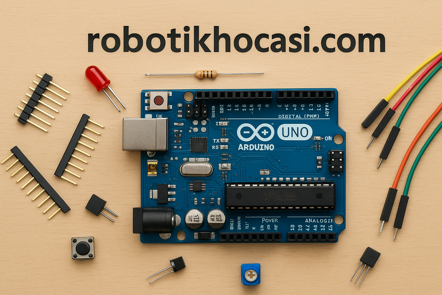 Arduino UNO mikrodenetleyici kartı