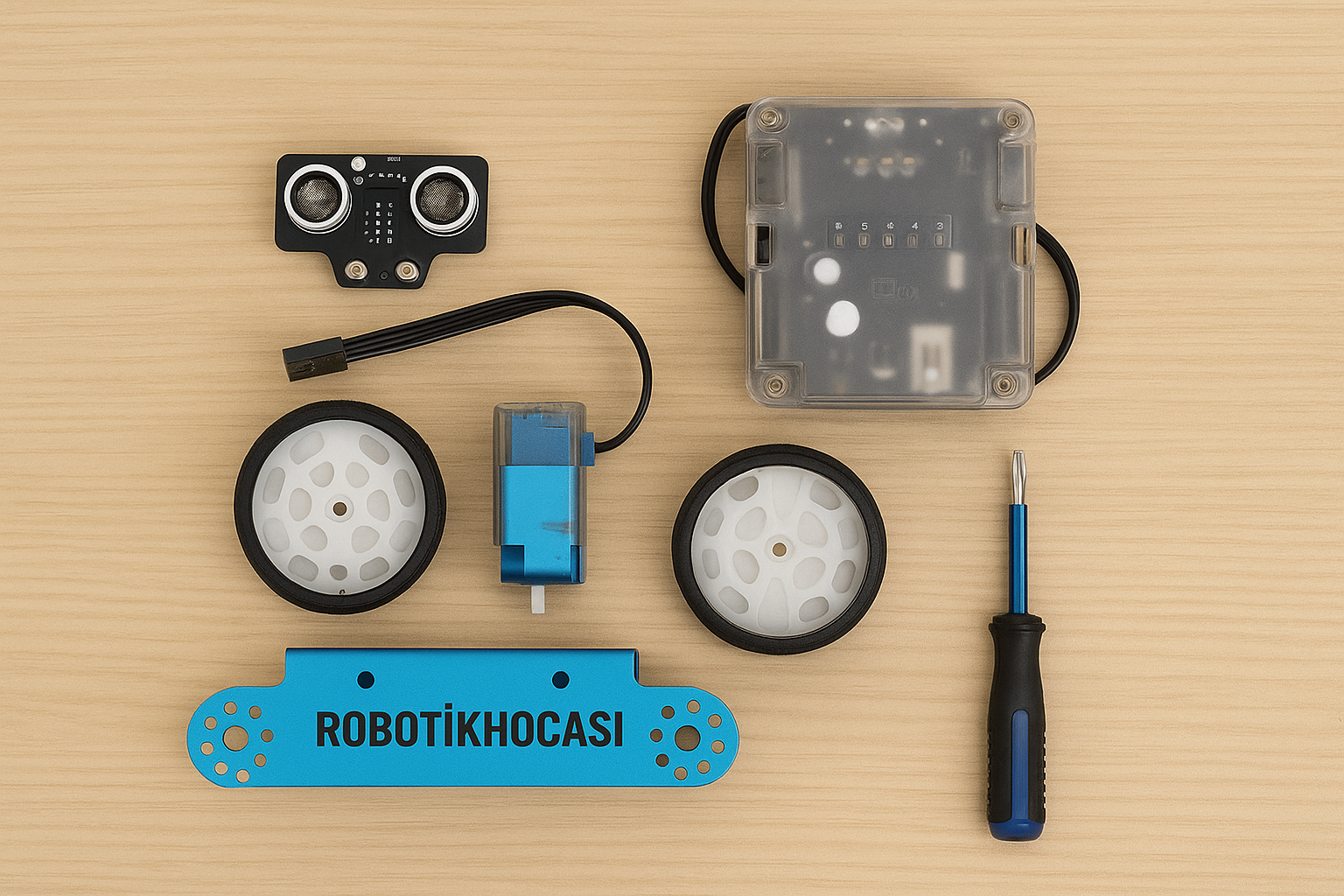 mBot robot ve temel sensörleri