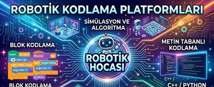 Ücretsiz robotik kodlama eğitimi veren platformlar